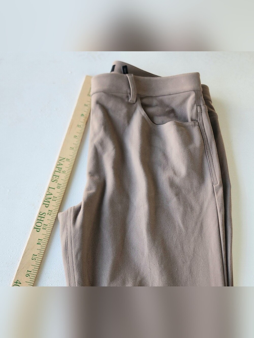 Theory Neutral Taupe Flare Pants - Picture 13 of 16